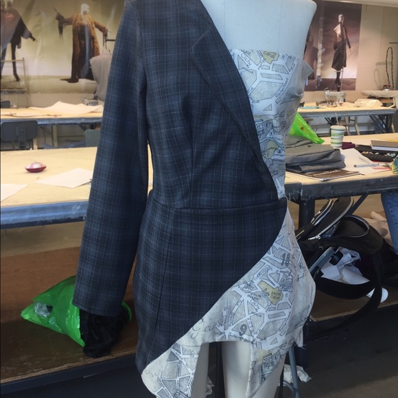 Unique Asymmetrical Blazer Dress! - Picture 1 of 2